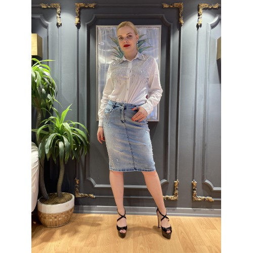 4176 Shirt Skirt Jeans Suits