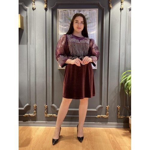 11052 Velvet Dress