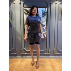 17218 Velvet Short Suits 