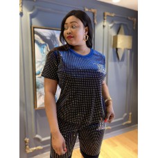 17218 Velvet Short Suits 