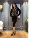 4202 Velvet Skirt suit