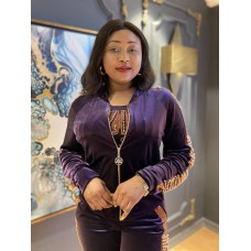 17060 Velvet Short Suit