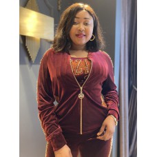 17060 Velvet Short Suit