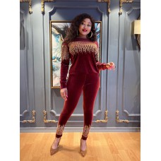 17214 Velvet Track Suit