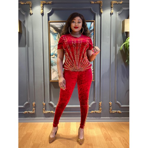 14222 Velvet Track Suit
