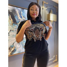 17202 Velvet Short Suit